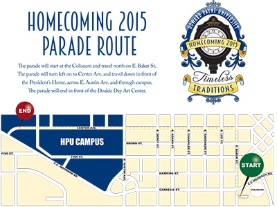 Parade Route Map 2015